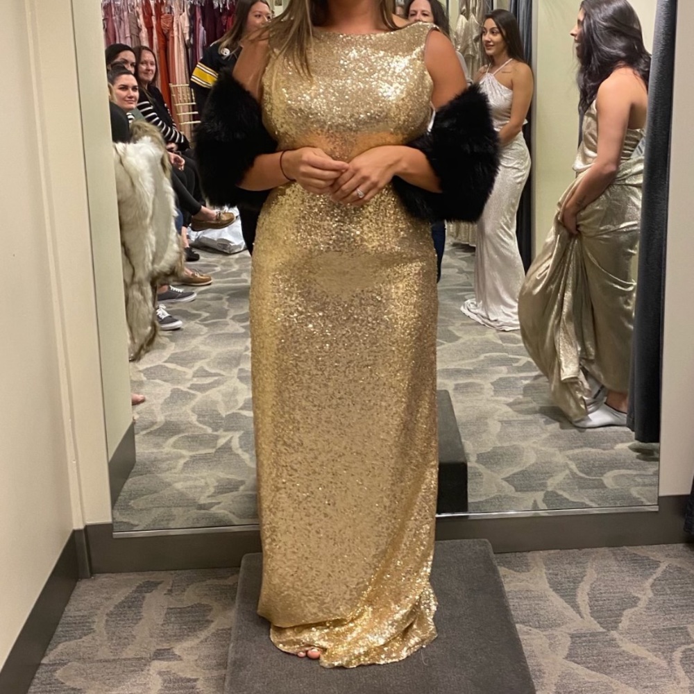 Gold Bridesmaid Dress